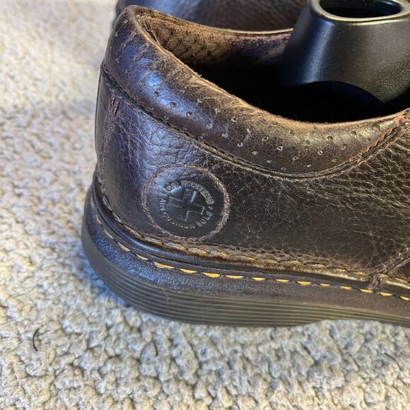 Dr. Martens Nevin Lace Up Leather Shoes Mens 11 US 45 EU Brown Split Toe Oxford - Picture 5 of 12